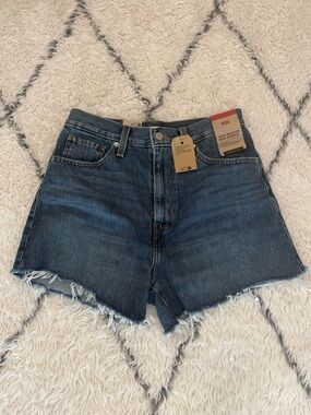 Levi High Waisted Mom Shorts